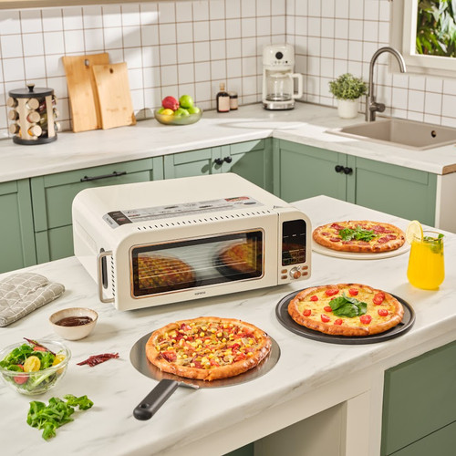 Karaca Vintage Craft Pizza Makinesi ve Airfryer Cream