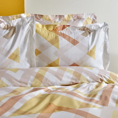 Karaca Home Cleo %100 Pamuk Çift Kişilik Nevresim Takımı Turuncu