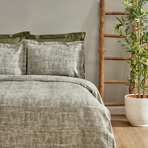 Karaca Home Valerine Çift Kişilik Yatak Örtüsü Seti Haki