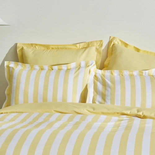 Karaca Home Brine Çift Kişilik %100 Pamuk Nevresim Takımı Sarı PP