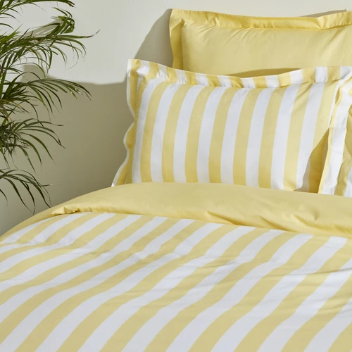 Karaca Home Brine Çift Kişilik %100 Pamuk Nevresim Takımı Sarı PP