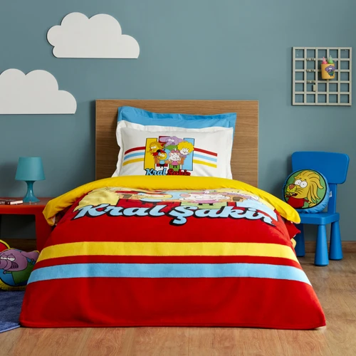 Karaca Home X Kral Şakir Sıkı Dostlar Tek Kişilik Battaniye