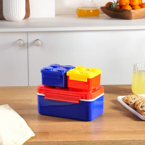 Karaca Lego Lunch Box / Saklama Kabı / Beslenme Kutusu