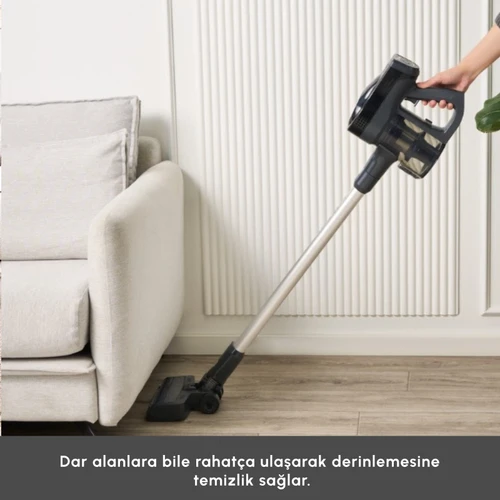 Karaca Vantuz Power Up Dikey Süpürge Black