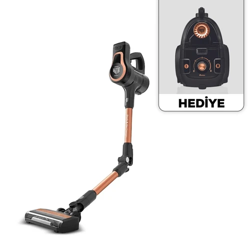 Karaca Vantuz Power Up Pro Dikey Süpürge Black Copper