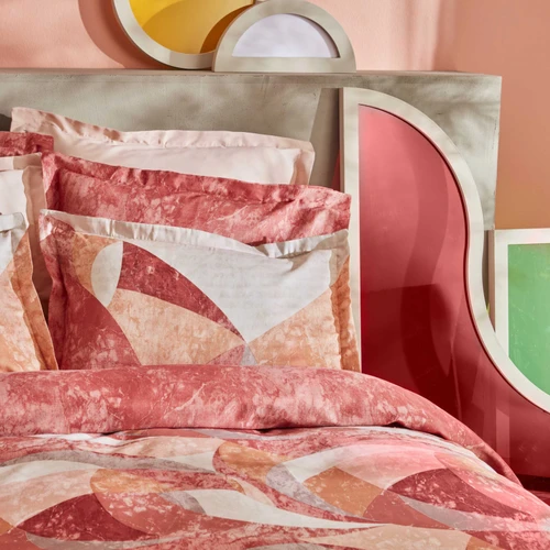 Karaca Home Alegria Saten Çift Kişilik Nevresim Takımı Terracota 