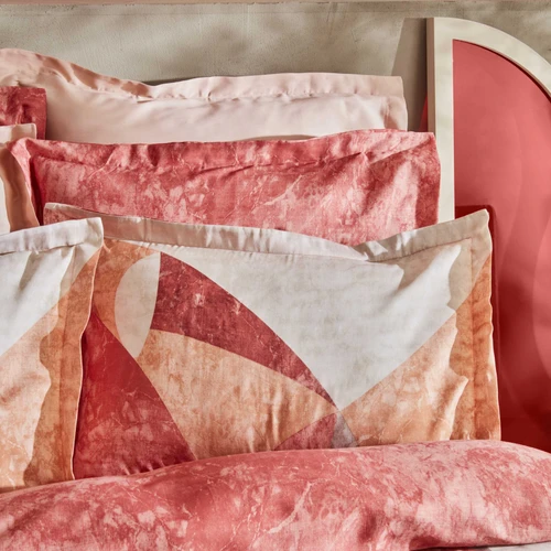 Karaca Home Alegria Saten Çift Kişilik Nevresim Takımı Terracota 