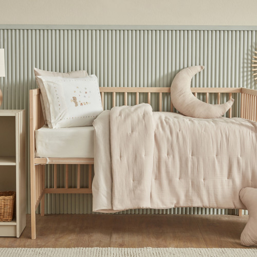 Karaca Home Bebek Eloise Müslin Comfort Set/Uyku Seti Bej