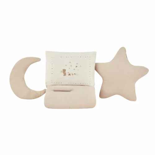 Karaca Home Bebek Eloise Müslin Comfort Set/Uyku Seti Bej