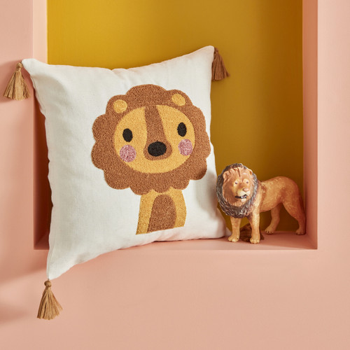 Karaca Home Bebek Tiger Nakışlı Kırlent 34x34 cm