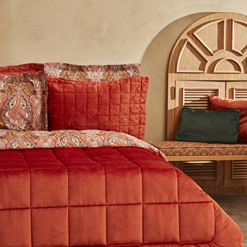 Karaca Home Sherrie Çift Kişilik Luxury Comfort Set Oranj