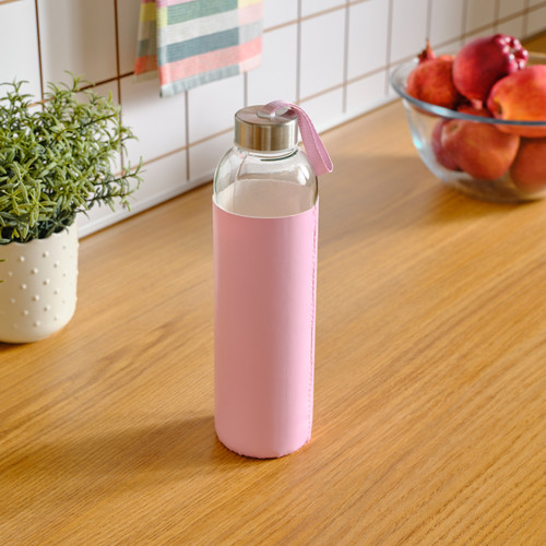 Karaca Leather Su Şişesi 750 Ml Açık Pembe