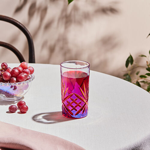 Karaca Melodico Meşrubat Bardağı Kırmızı 375 ml