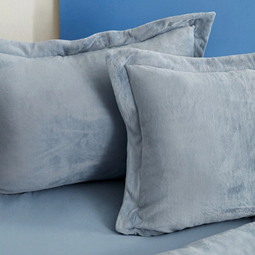 Karaca Home Çift Kişilik Viny Soft Dream Comfort Set İndigo Karaca Home Çift Kişilik Viny Soft Dream Comfort Set İndigo