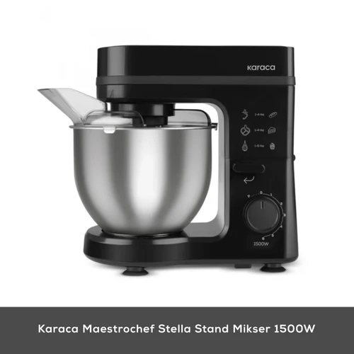 Karaca Maestrochef Stella Stand Mikser Siyah 1500w