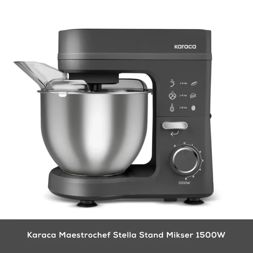 Karaca Maestrochef Stella Hamur Yoğurma Makinesi Space Gray 1500W 5L