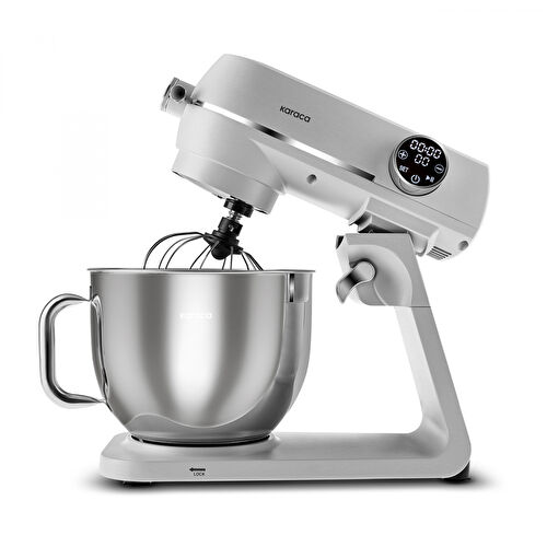 Karaca Multichef Artisan Digital Ekran Döküm Stand Mikser Silver Brushed 1800W 7L