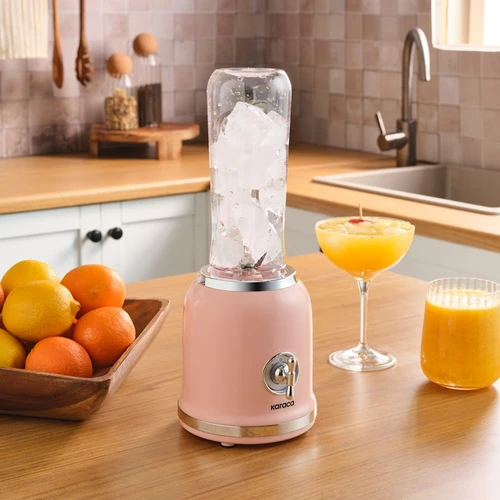 Karaca Retro Personal Kişisel Smoothie Blender Pink