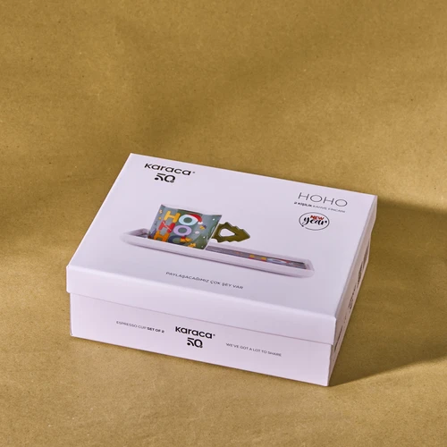 Karaca New Year Yılbaşı Hoho 2 Kişilik Kahve Fincanı 100 Ml