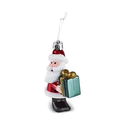 Karaca New Year Yılbaşı 2'li Set Santa Ağaç Süsü 8.5 cm