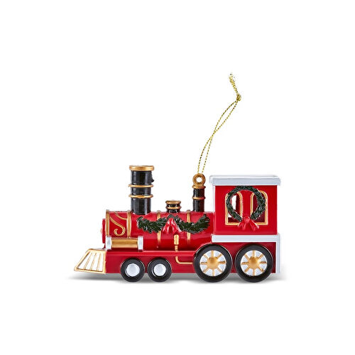 Karaca New Year Yılbaşı Treen Ağaç Süsü 12X3,8X7 cm Karaca New Year Yılbaşı Treen Ağaç Süsü 12X3,8X7 cm