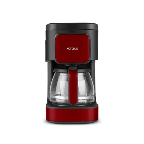 Karaca Just Coffee Aroma 2 in 1 New Year Yılbaşı Filtre Kahve ve Çay Demleme Makinesi Rudolph Red