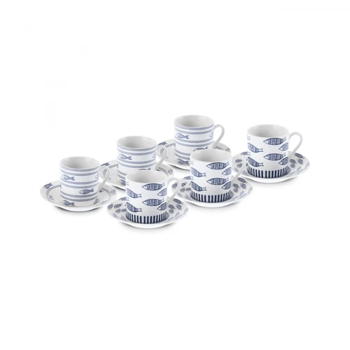Karaca Akya 6 Kişilik Kahve Fincanı 80 ml