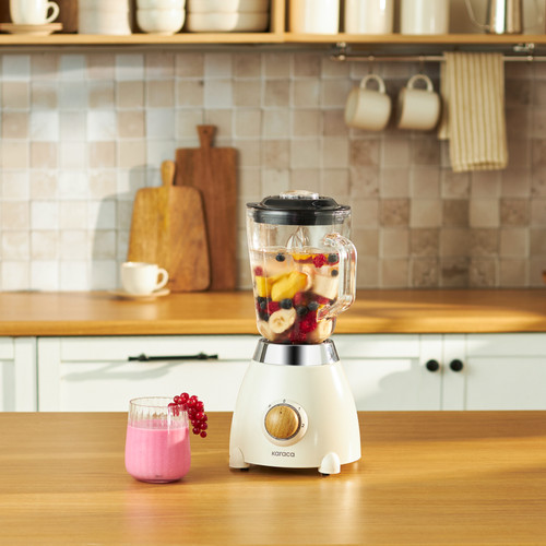Karaca Retro Wood Smoothie Blender Wood Craft