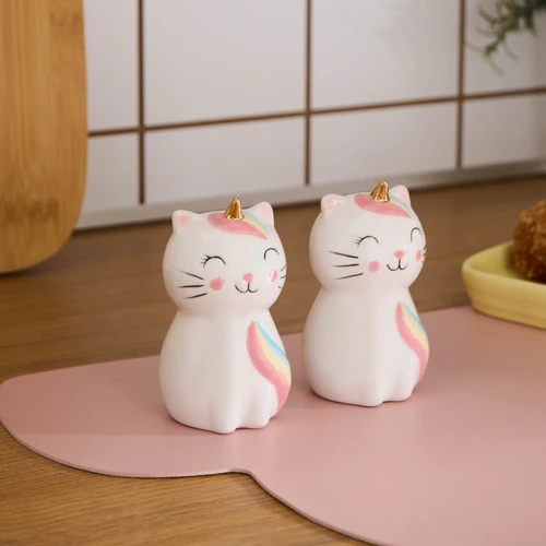 Karaca Kitty Tuzluk ve Biberlik Beyaz