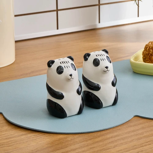 Karaca Panda Tuzluk ve Biberlik Beyaz