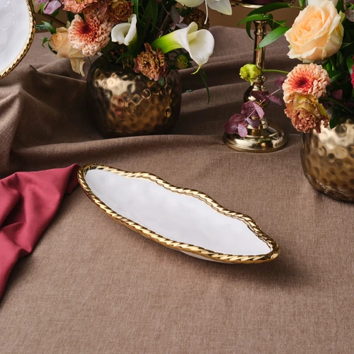 Karaca Goldest Kayık Tabak 35 Cm