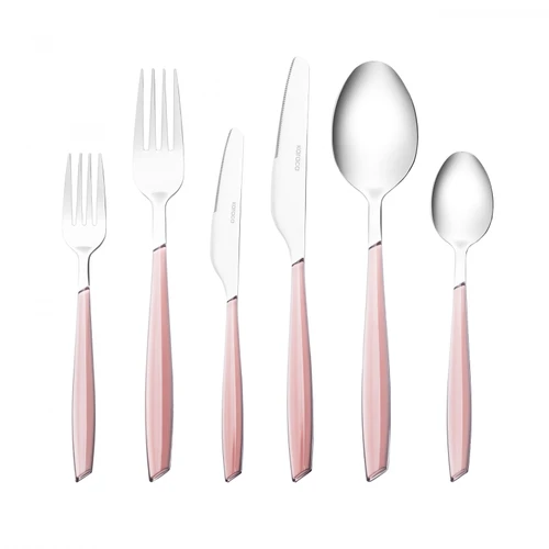 Karaca Lincoln Yemek Çatalı Pembe