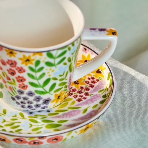 Karaca Fiore Kahve Fincanı ve Tabağı 105 ml