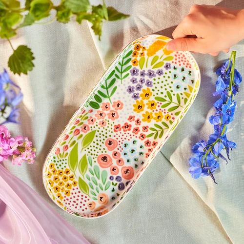Karaca Fiore Kayık Tabak 14 cm 