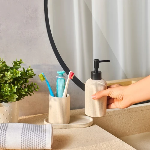 Karaca Marta 3 Parça Banyo Aksesuar Seti