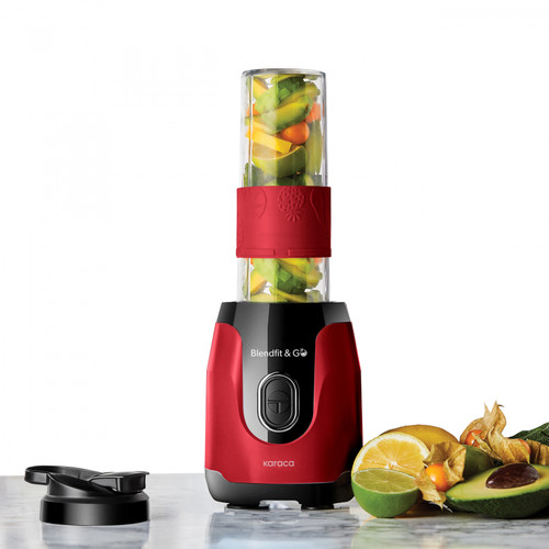 Karaca Blendfit Go New Year Yılbaşı Personal Kişisel Smoothie Blender Rudolph Red