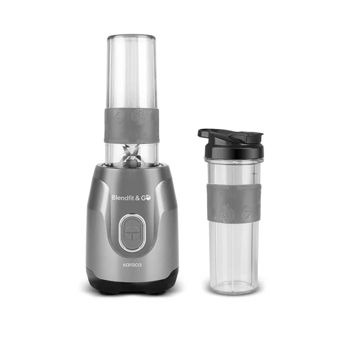 Karaca Blendfit ve Go Duo Çİft Hazneli Personal Kişisel Smoothie Blender Silver