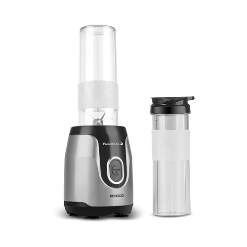 Karaca Blendfit ve Go Duo Çİft Hazneli Personal Kişisel Smoothie Blender Silver