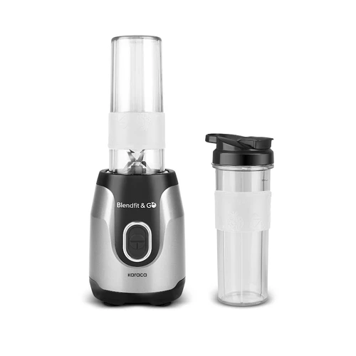 Karaca Blendfit ve Go Duo Çİft Hazneli Personal Kişisel Smoothie Blender Silver