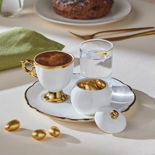Karaca Söke Sunumluklu Tek Kişilik Kahve Fincanı 90 Ml