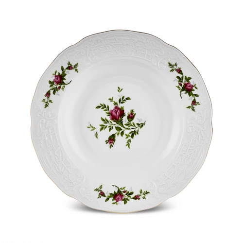 Karaca Vintage Rose Çukur Tabak 22 cm