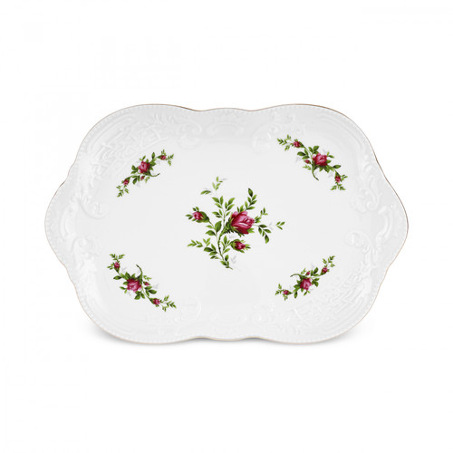 Karaca Vintage Rose Kayık Tabak 30 cm