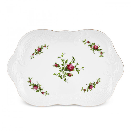 Karaca Vintage Rose Kayık Tabak 35 cm