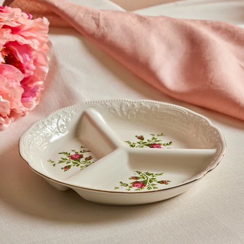Karaca Vintage Rose Bölmeli Sunumluk