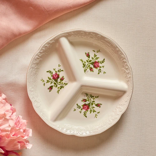 Karaca Vintage Rose Bölmeli Sunumluk