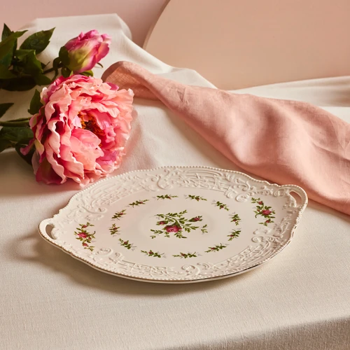 Karaca Vintage Rose Tepsi 35 cm