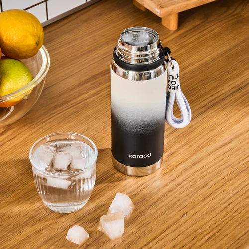 Karaca İnoxis Çelik Sızdırmaz Termos 550 Ml Siyah