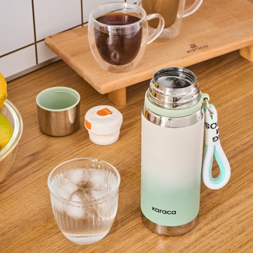 Karaca İnoxis Çelik Sızdırmaz Termos 550 Ml Mint