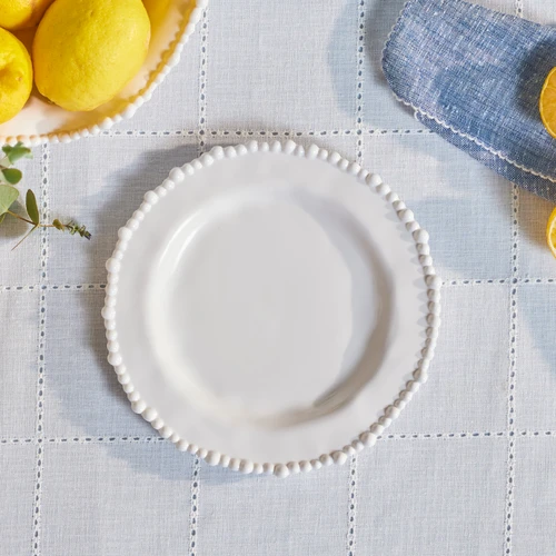 Karaca Perla Melamin Pasta Tabağı 23 cm Beyaz