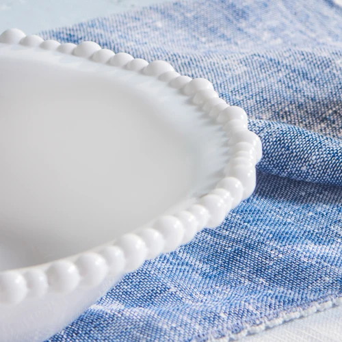 Karaca Perla Melamin Çukur Tabak 22 cm Beyaz